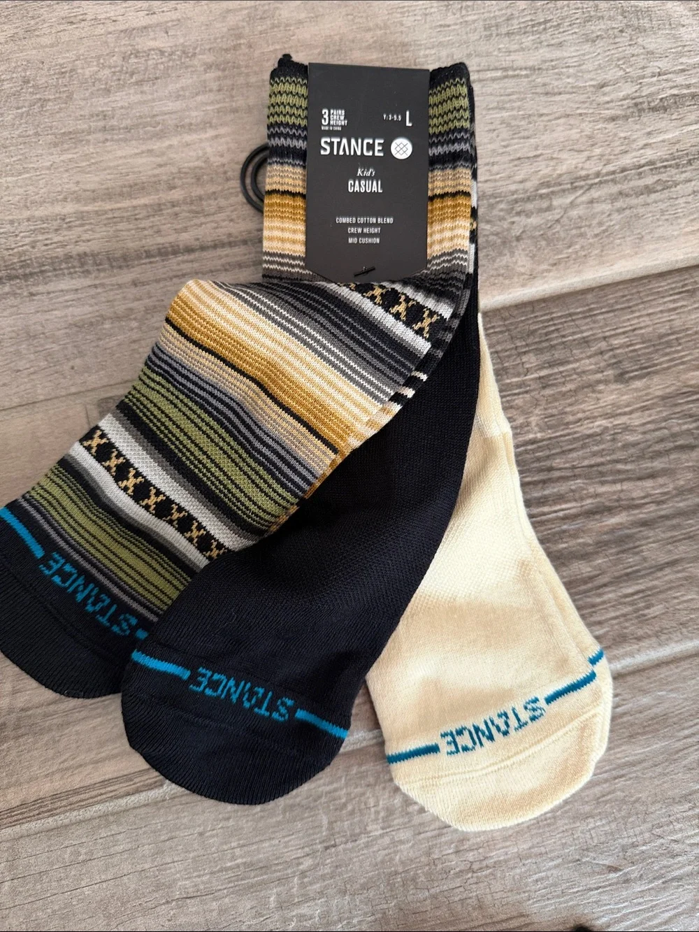 Stance Socks BOYS size Large (2-5.5) NWT